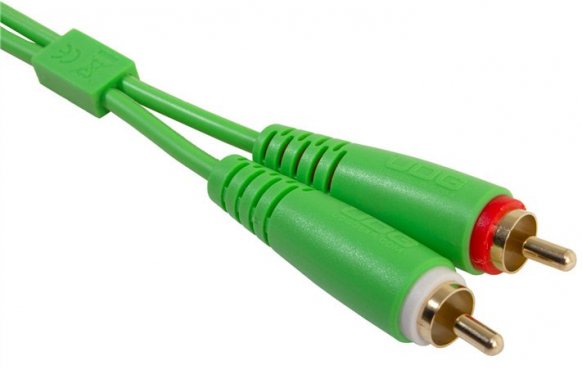 UDG Ultimate Audio Cable Set RCA - RCA Green Straight 3m