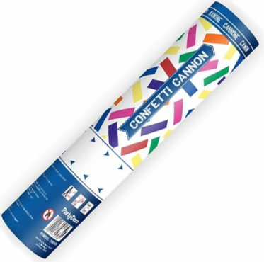 PartyDeco vystřelovací konfety barevné 20cm