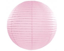 PartyDeco Papírová lucerna, světle růžová, 20 cm