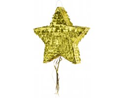 PartyDeco Pinata - hvězda, 44,5x42,5x9cm