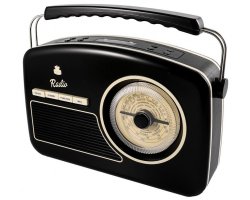 GPO Rydell Nostalgic DAB Radio Black
