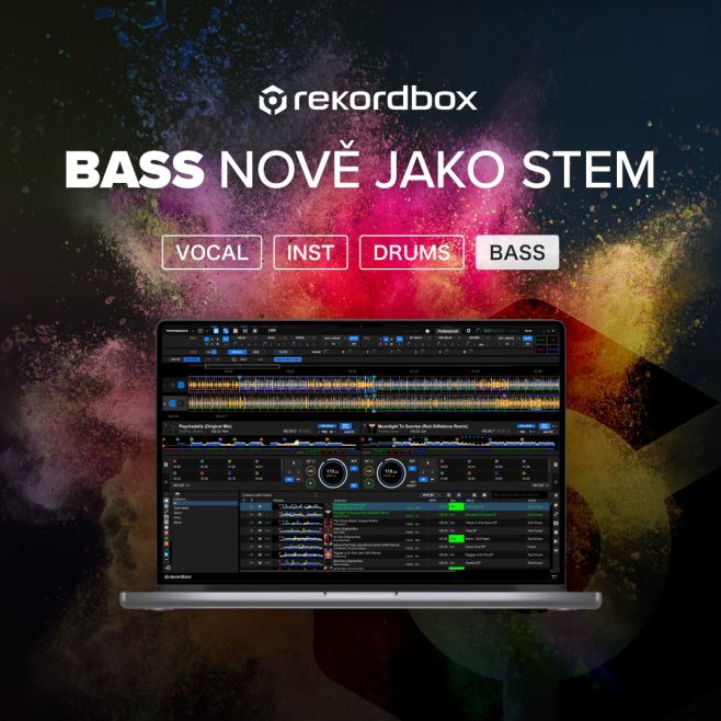 Poslední verze rekordboxu 7.2.8 pro Mac/Windows přináší vylepšení funkce Stems – Přibyl nový Bass Stem! Nově taky můžeš...