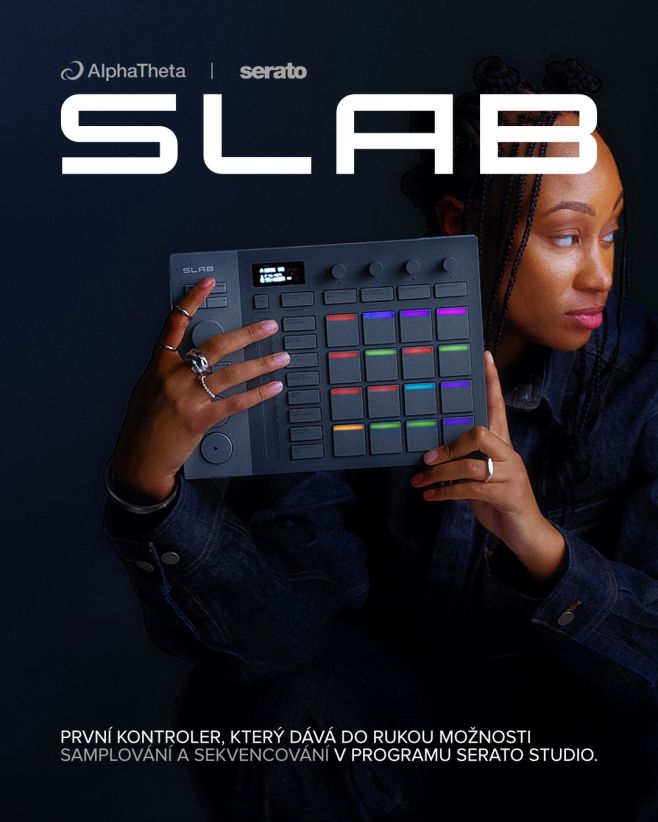 Představujeme AlphaTheta SLAB 🔥 SLAB je vůbec první MIDI kontroler, který dává do rukou možnosti samplování a sekvencování...